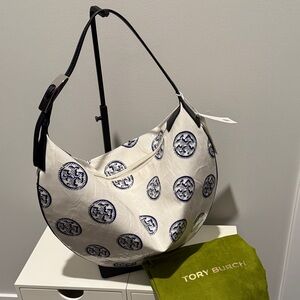 Tory Burch T Monogram Balloon Bag